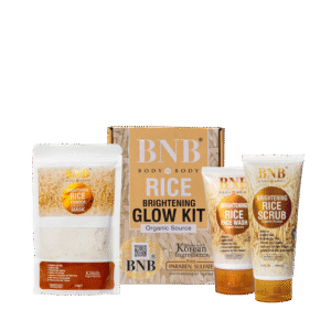 Bnb Rice Extract Facial Kit – Brightening & Glowing Skin Care Solution | Natural Rice Facial Kit for Radiant Complexion